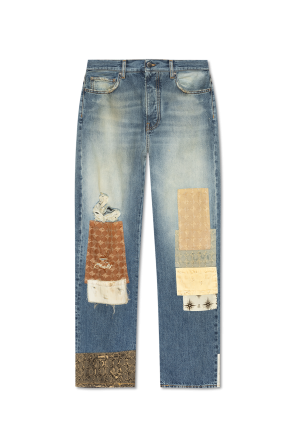 Jeans with vintage effect od Amiri