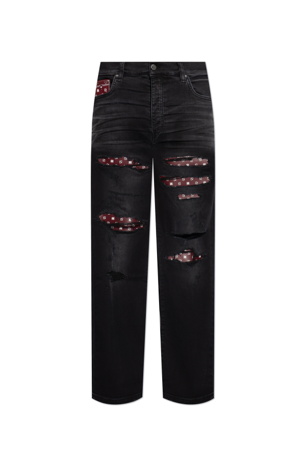 Amiri Jeans with vintage effect