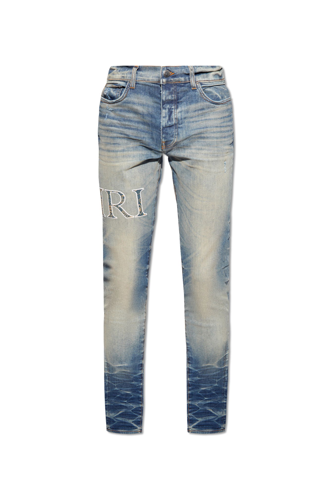 Amiri Jeans with logo