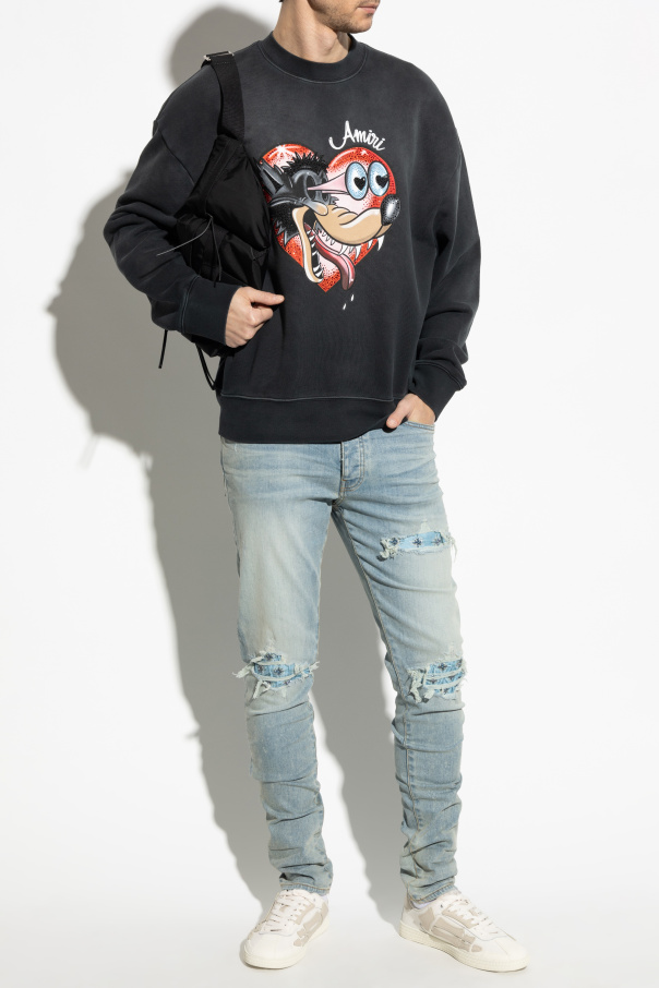 Amiri Jeans with logo