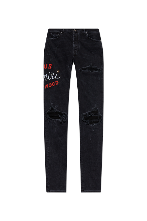 ‘Slim’ jeans with logo od Amiri