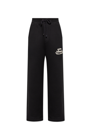 Trousers with logo