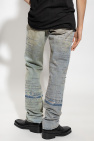 Who Decides War BLUE Jeans with glossy appliqués