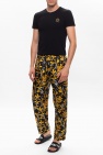 Versace Barocco-printed silk trousers