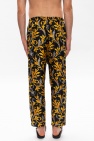 Versace Barocco-printed silk trousers