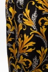 Versace Barocco-printed silk trousers