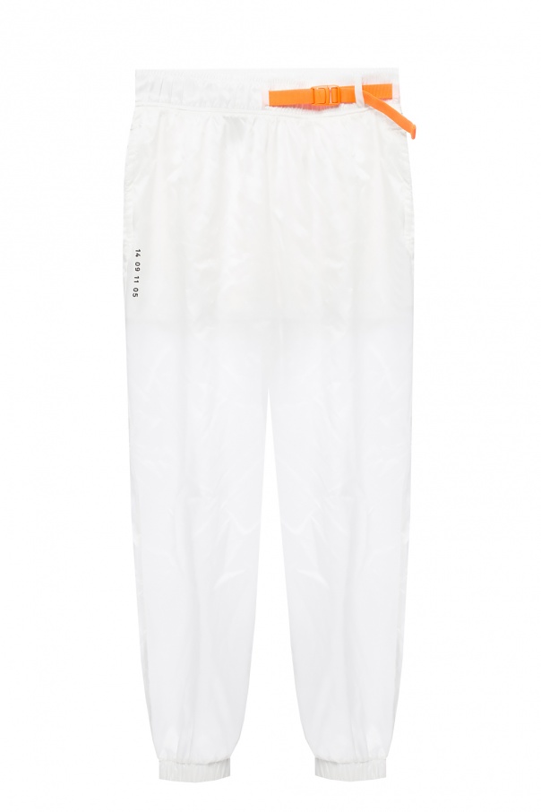 orange sweatpants nike