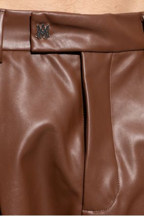 Amiri Faux leather trousers