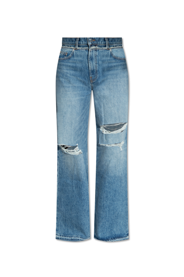 Jeans with vintage effect od Amiri
