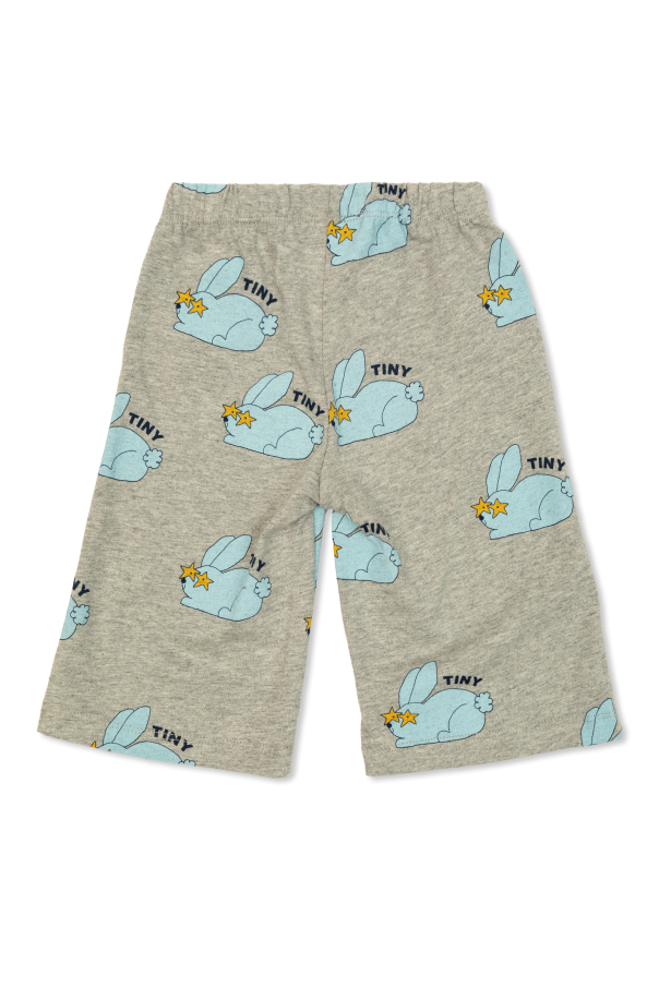 Tiny Cottons Pants with rabbit motif