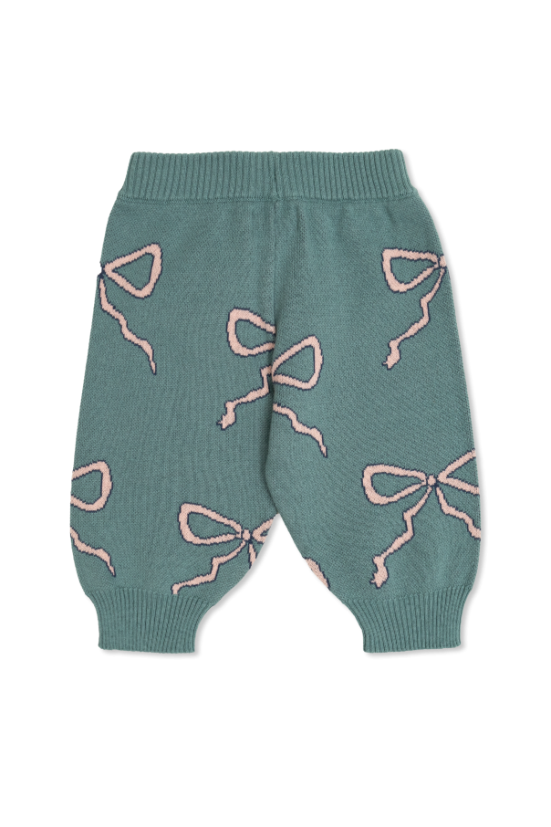 Tiny Cottons Bow Pattern Pants