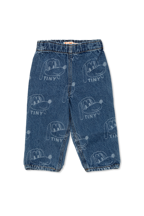 Jeans with logo od Tinycottons