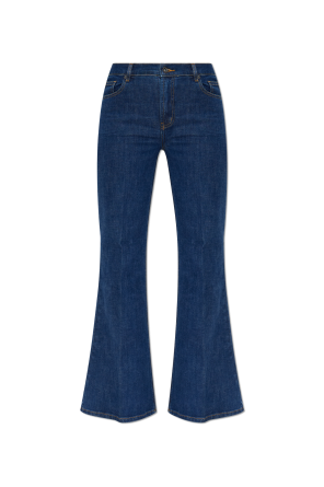 Jeans with flared legs