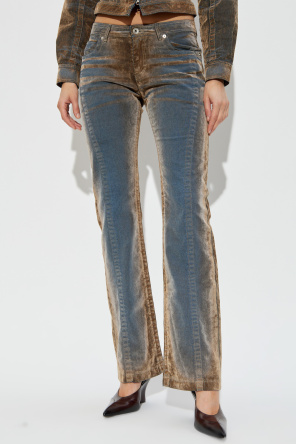 KNWLS Jeans with velvety 'Flock' finish