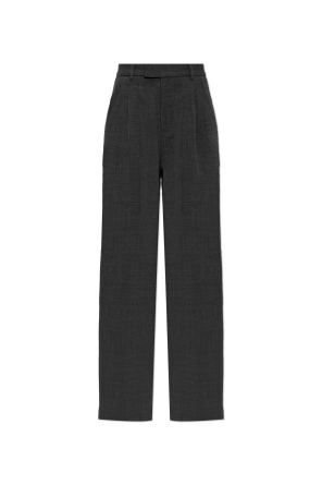Creased trousers