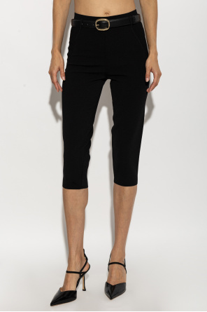 Self-Portrait Legginsy typu ‘capri’ z paskiem