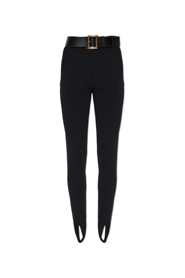 Leggings with a belt od Self-Portrait