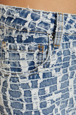 Self-Portrait Jeans with 'vintage' effect