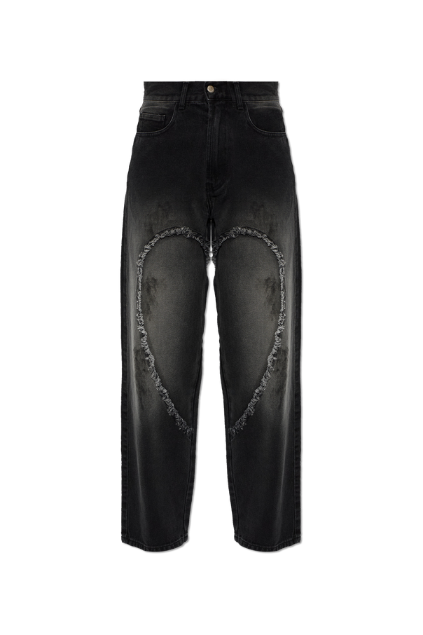 Jeans with a vintage effect od CARNE BOLLENTE