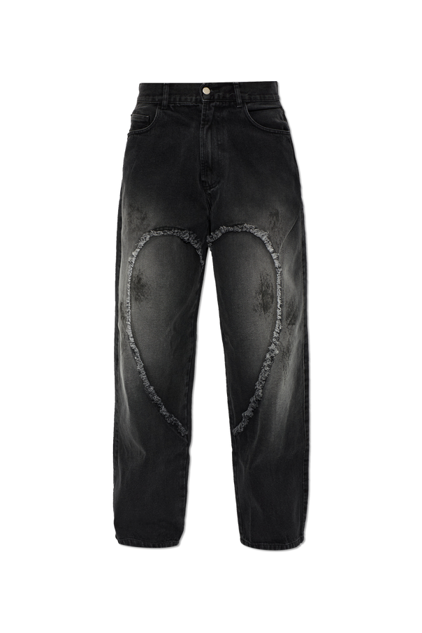Jeans with a vintage effect od CARNE BOLLENTE