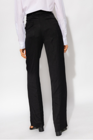 Ann Demeulemeester ‘Rebecca’ pleat-front trousers