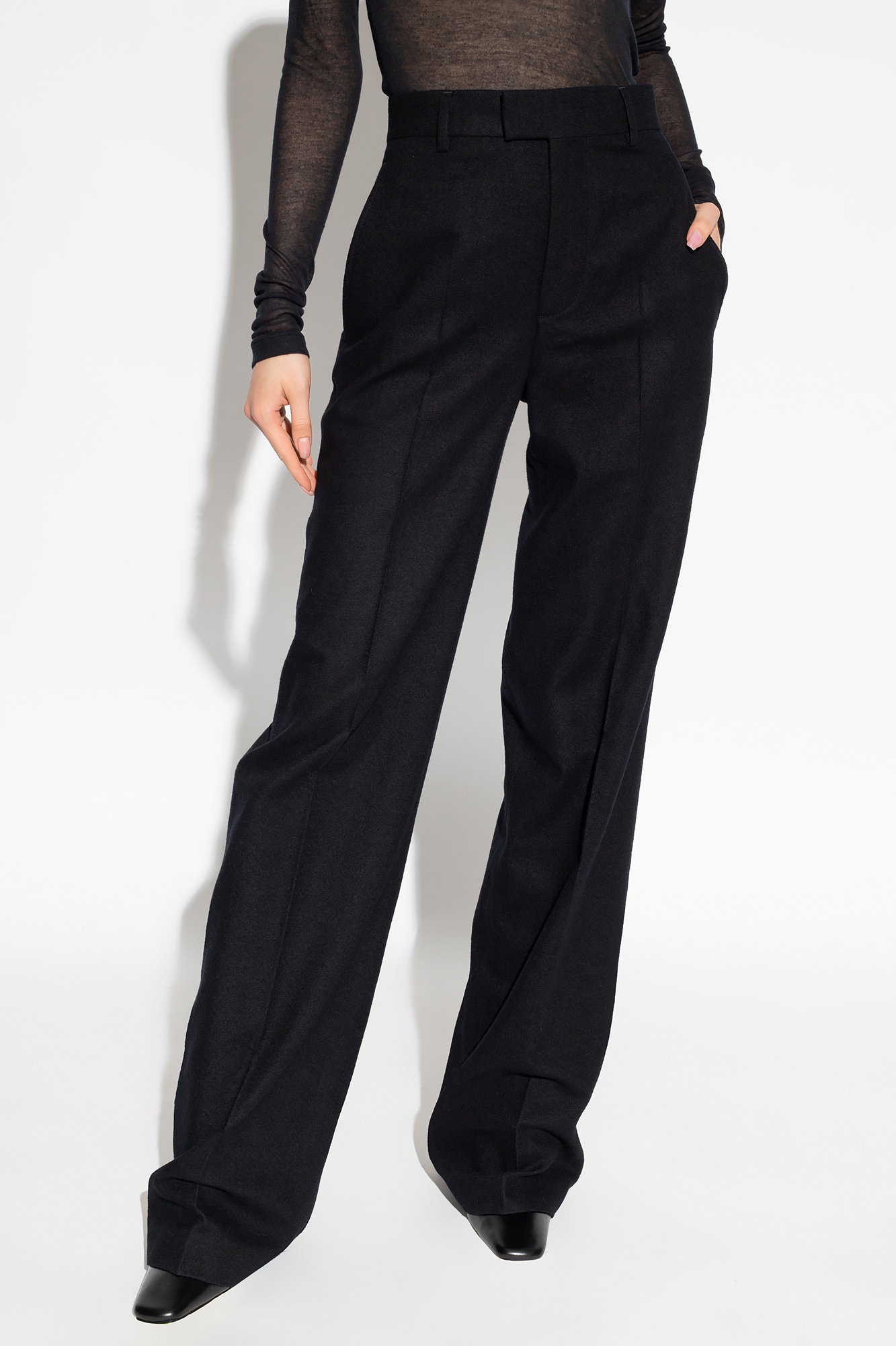 Ann Demeulemeester ‘Maaike’ pleat-front trousers