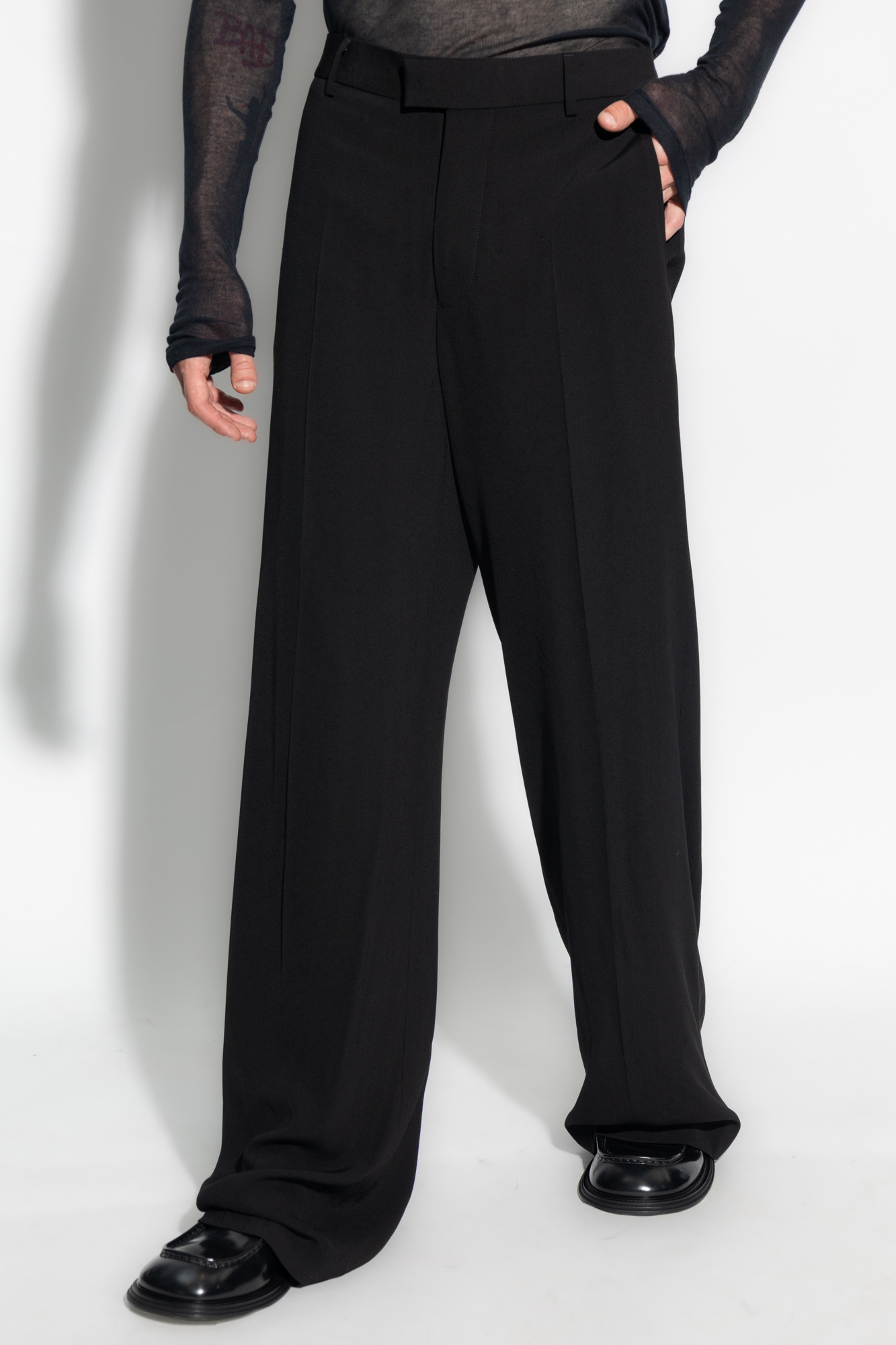 Ann Demeulemeester ‘Gaspar’ pleat-front trousers