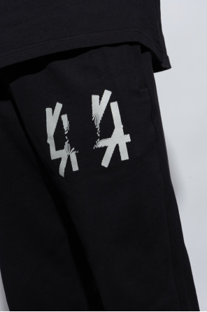 44 Label Group logo-tape track shorts