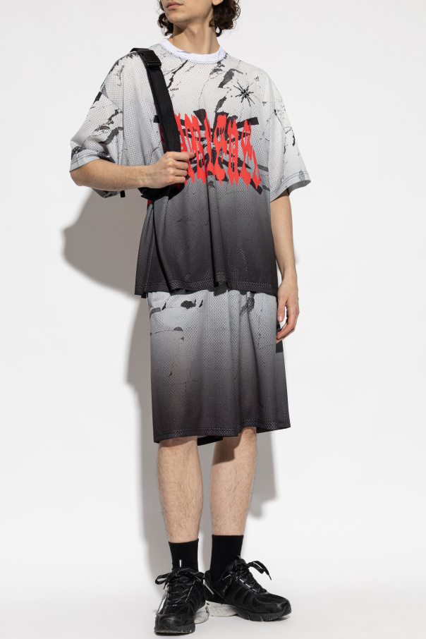 44 Label Group Perforated shorts