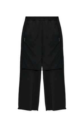 Pantaloni de trening cu efect ‘vintage’