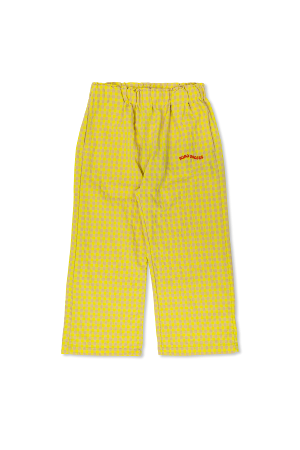 Plaid Pattern Pants od Bobo Choses