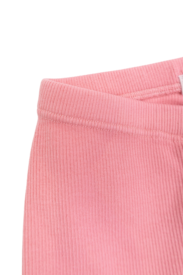 Bobo Choses Prążkowane leginsy  z logo