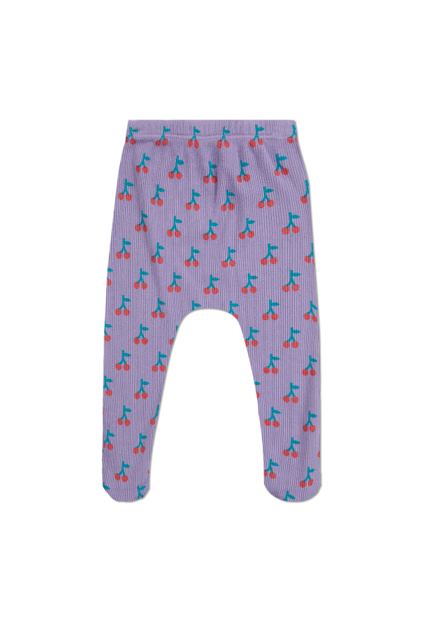 Bobo Choses Leggings with cherry motif