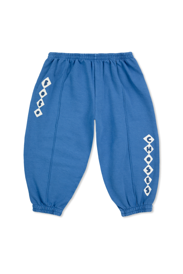 Bobo Choses bootcut trousers with logo