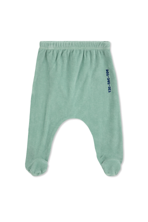 Pants with covered feet