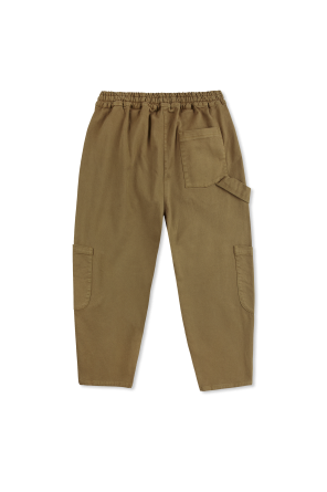 Trousers with printed logo