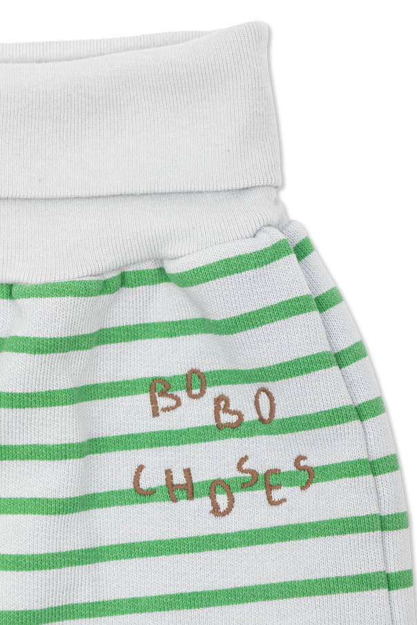 Bobo Choses Cotton striped trousers