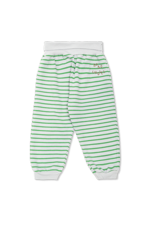 Cotton striped trousers