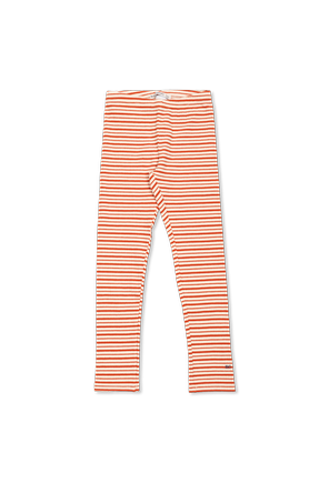 Cotton striped leggings
