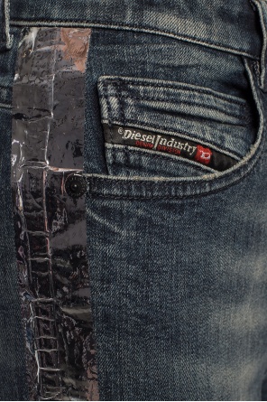 Diesel ‘Babhila-High-Sp’ side stripe jeans
