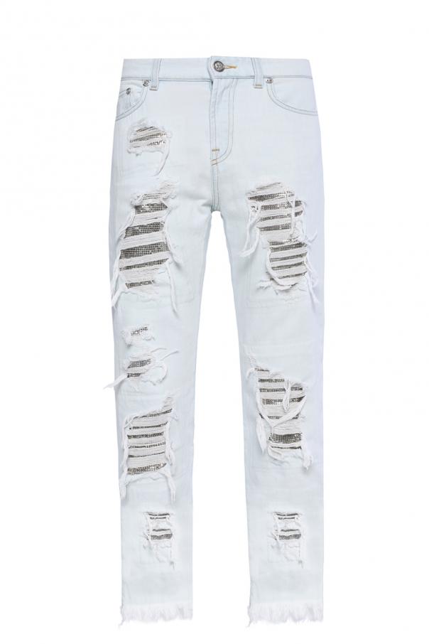 versace ripped jeans