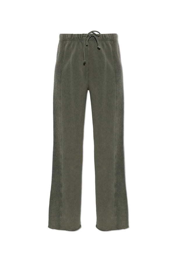 Sweatpants with raw-edge finish od American Vintage