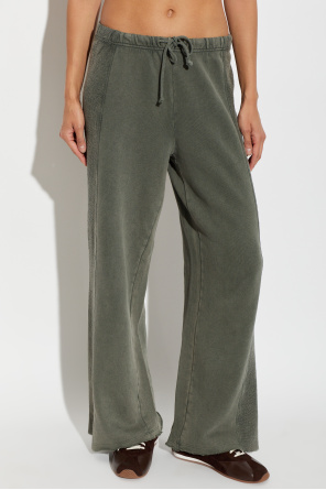 American Vintage Pantalones de chándal con acabado en bruto