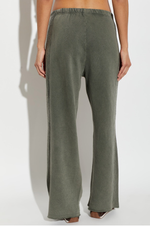 American Vintage Pantalones de chándal con acabado en bruto