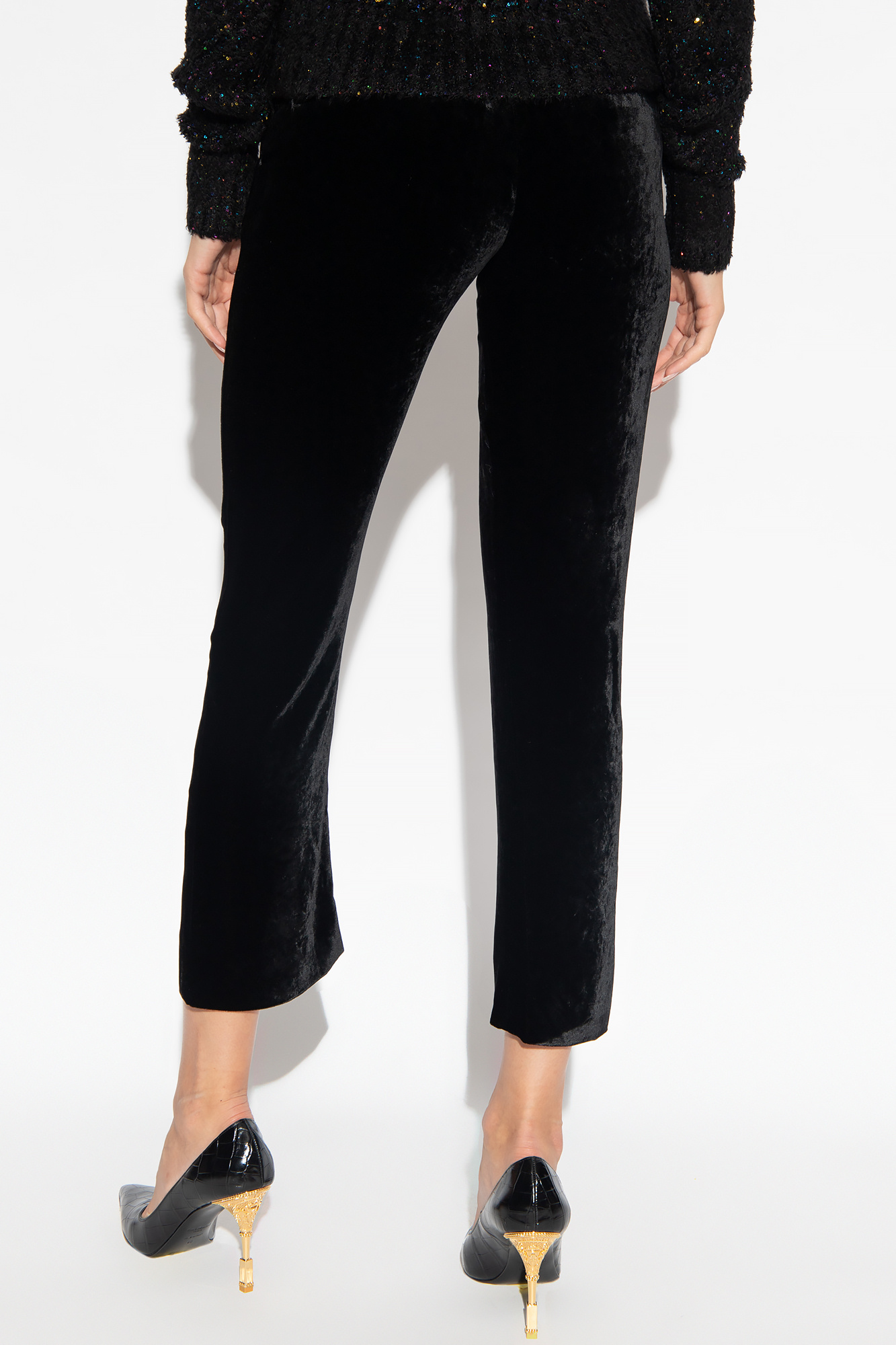Balmain Velour trousers, Women's Clothing