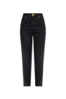 Balmain BLACK High-waisted jeans