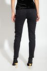 Balmain BLACK High-waisted jeans