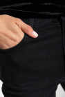 Balmain BLACK High-waisted jeans