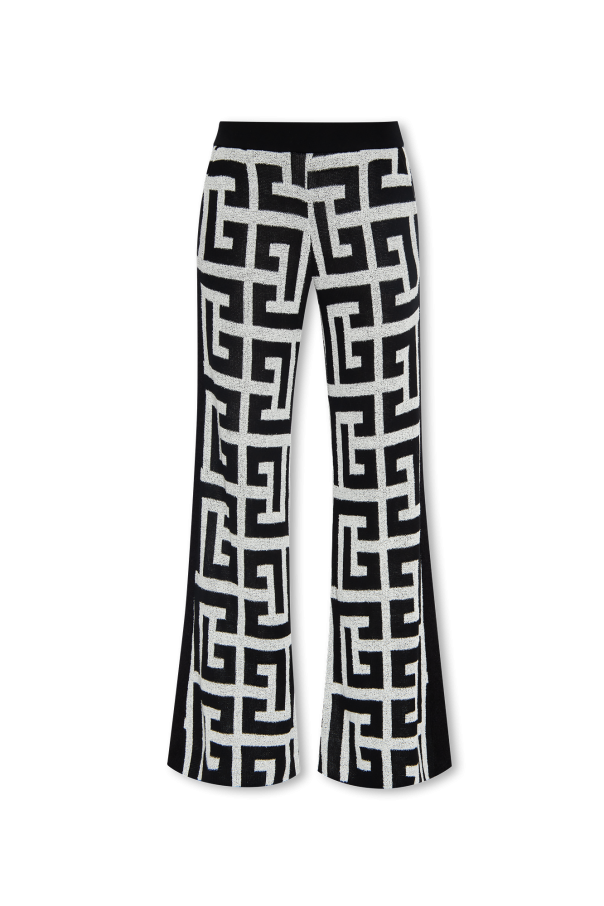 Balmain Spodnie z monogramem