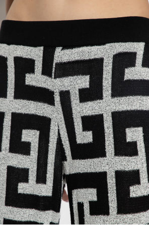 Balmain Spodnie z monogramem
